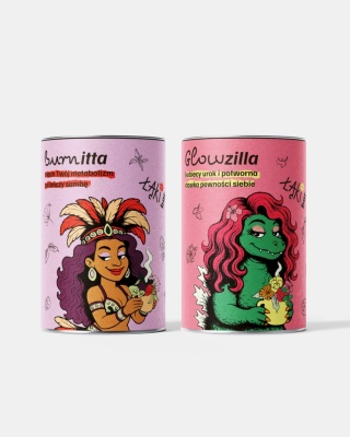 ZESTAW GLOWZILLA + BURNITTA