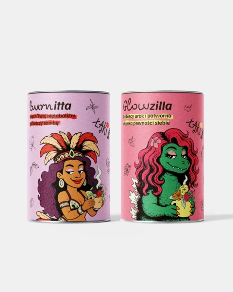 ZESTAW GLOWZILLA + BURNITTA